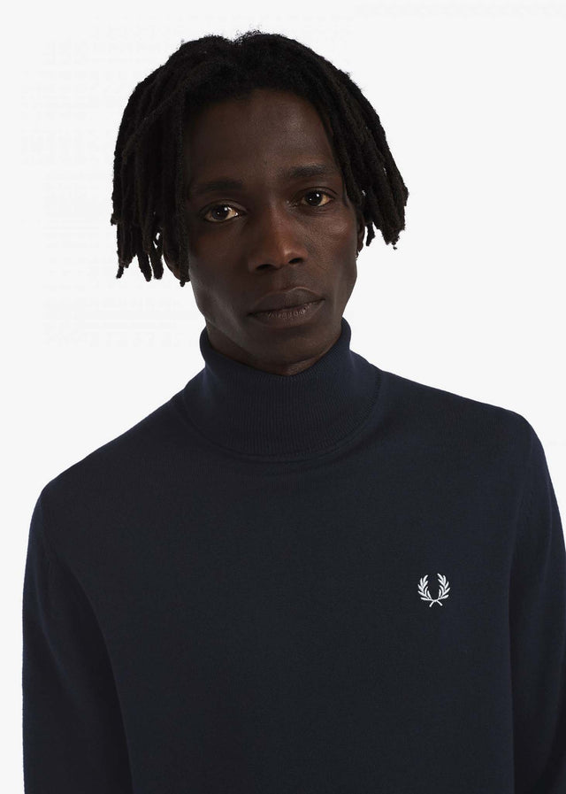 Fred Perry Sweaters  Roll neck jumper - navy 