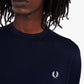 Fred Perry Truien  Classic crew neck jumper - navy 