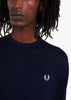 Fred Perry Truien  Classic crew neck jumper - navy 