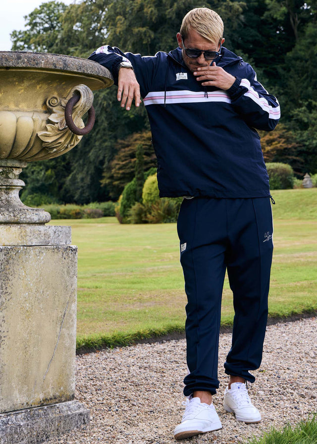 Weekend Offender Cardigans  LG track jacket - navy 