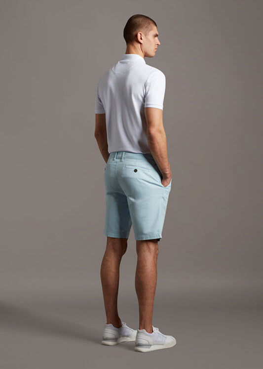 Lyle and Scott chino shorts deck blue