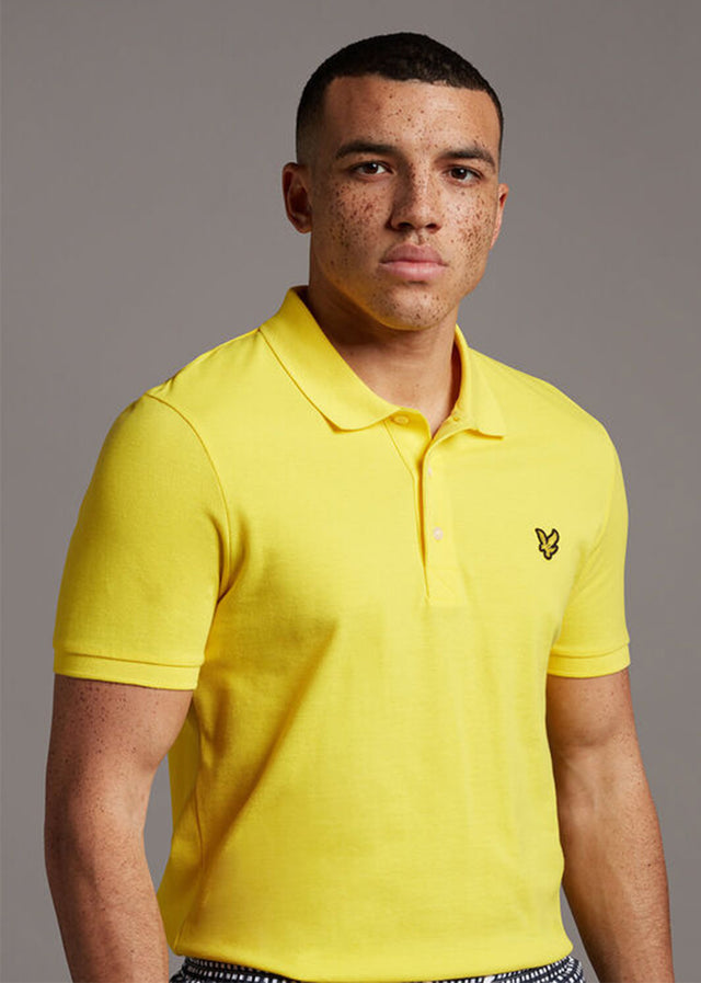 Lyle & Scott Polos  Plain polo shirt - buttercup yellow 