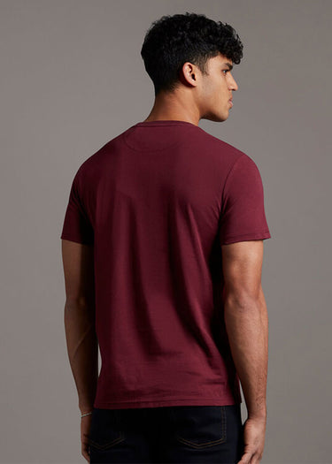 Lyle & Scott T-shirts  Plain t-shirt - merlot 