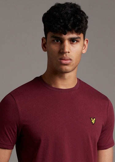 Lyle & Scott T-shirts  Plain t-shirt - merlot 