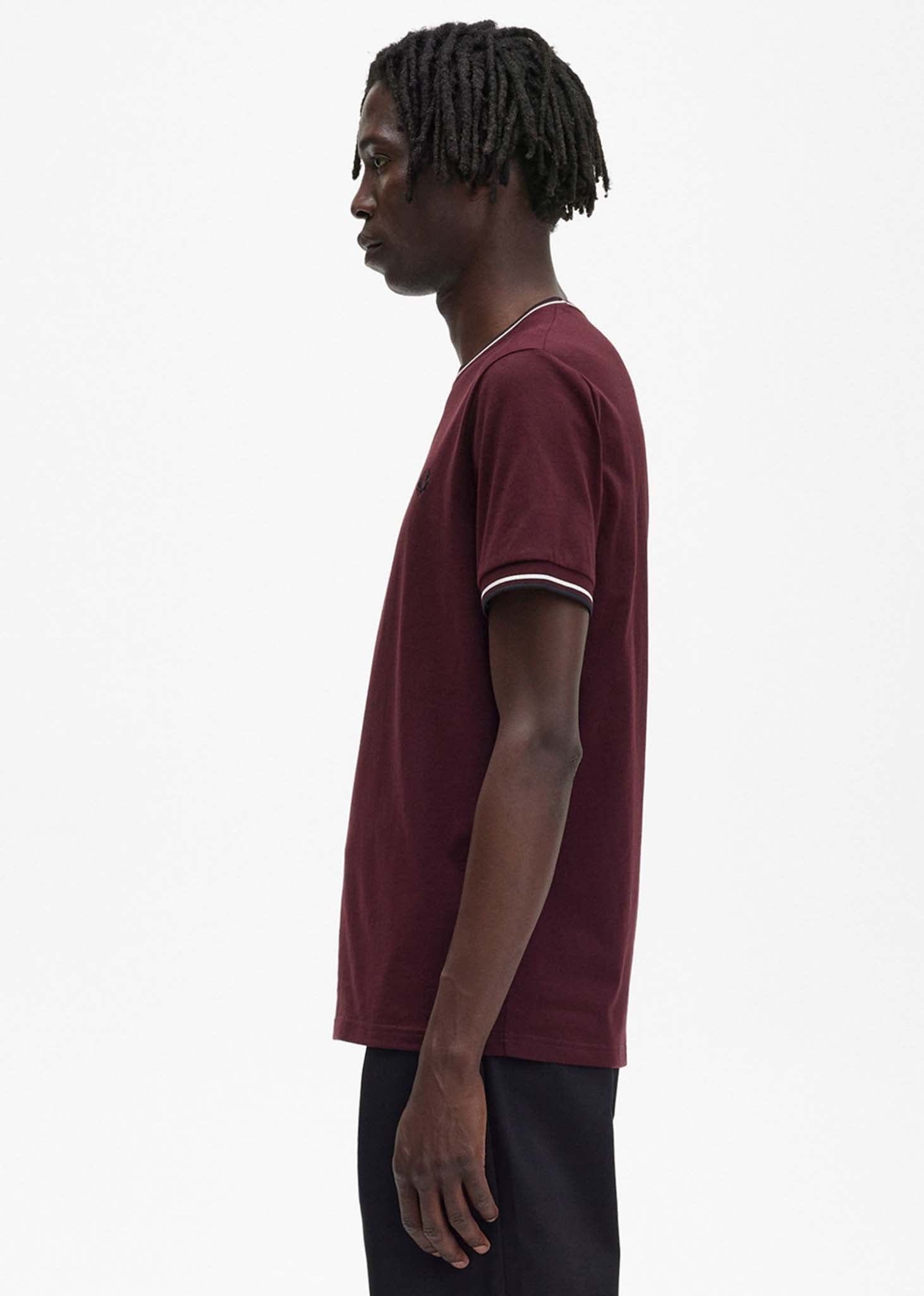 Fred clearance perry bordeaux