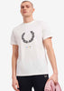 Fred Perry T-shirts  Print registration t-shirt - snow white 