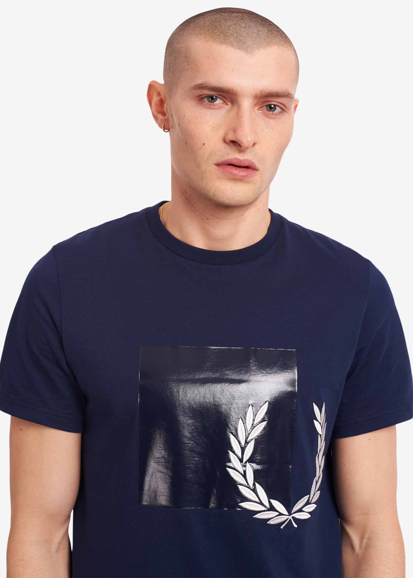 Tonal graphic t-shirt - carbon blue