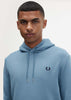 Fred Perry Hoodies  Tipped hooded sweatshirt - ash blue 