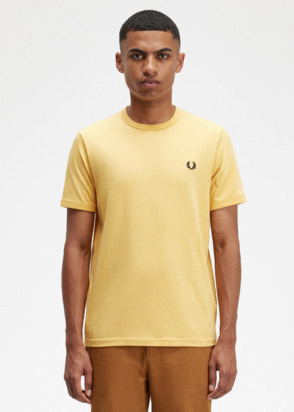 Fred Perry T-shirts  Ringer t-shirt - golden hour 