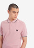 Fred Perry Polo's  Twin tipped fred perry shirt - chalky pink 