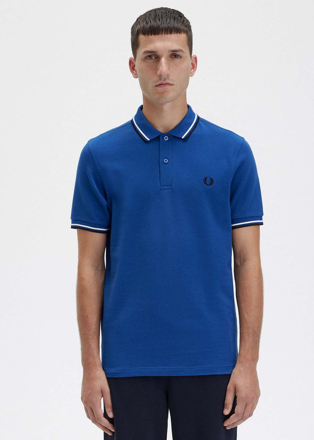 Fred Perry Polos  Twin tipped fred perry shirt - shaded cobalt 