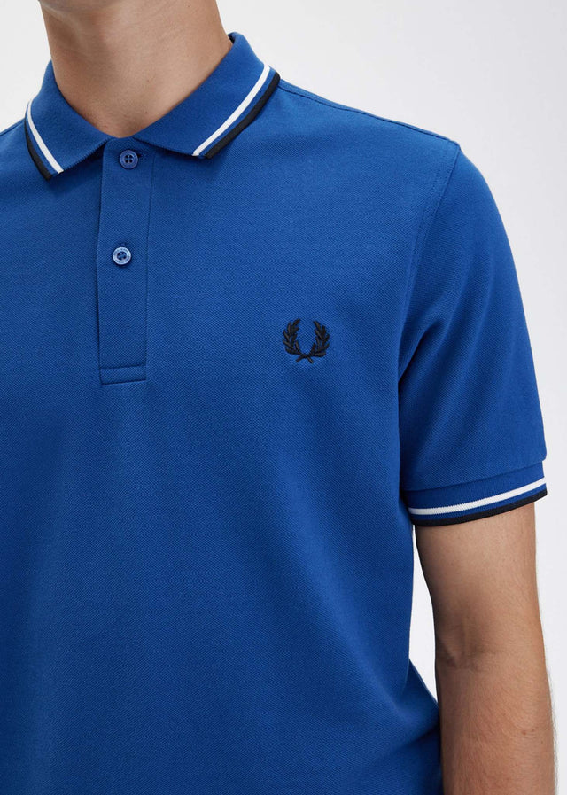 Fred Perry Polos  Twin tipped fred perry shirt - shaded cobalt 
