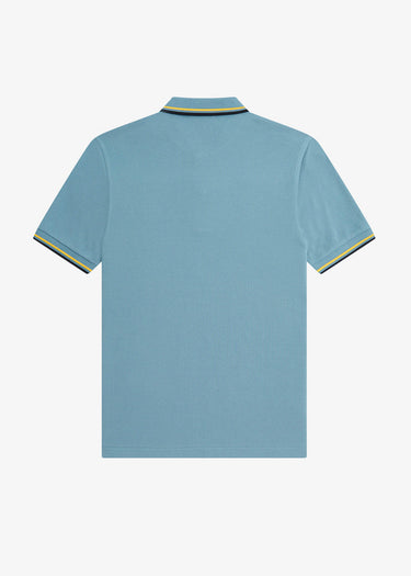 Fred Perry Polo's  Twin tipped fred perry shirt - ash blue golden hour navy 
