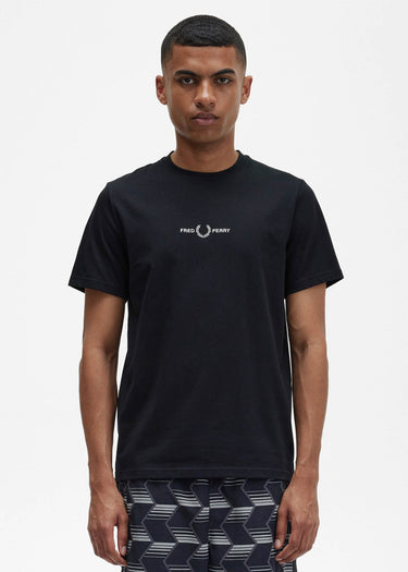 Fred Perry T-shirts  Embroidered t-shirt - black 