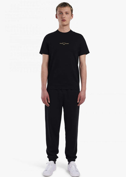 Fred Perry T-shirts  Embroidered t-shirt - black 