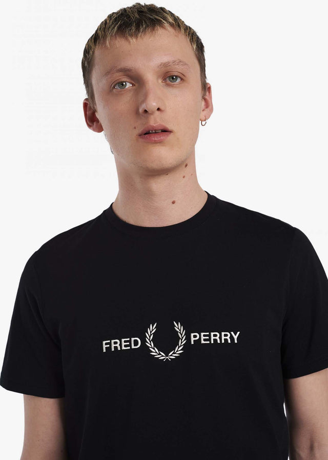 Fred Perry T-shirts  Graphic branded t-shirt - black 