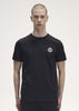 Fred Perry T-shirts  Reflective detail ringer tee - black reflective 