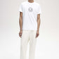 fred perry circle branding t-shirt white