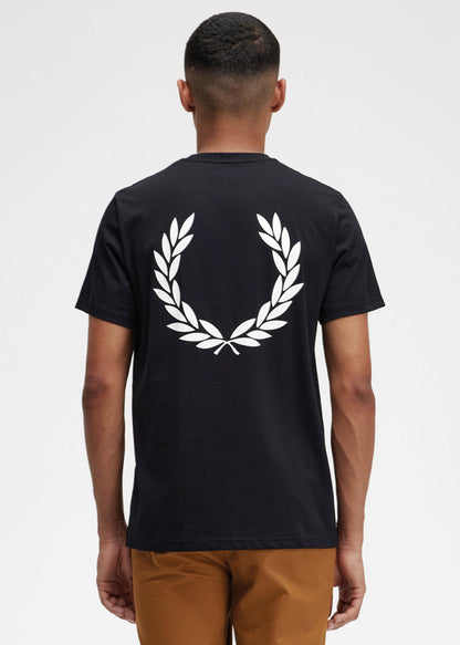 Fred Perry T-shirts  Back graphic t-shirt - black 