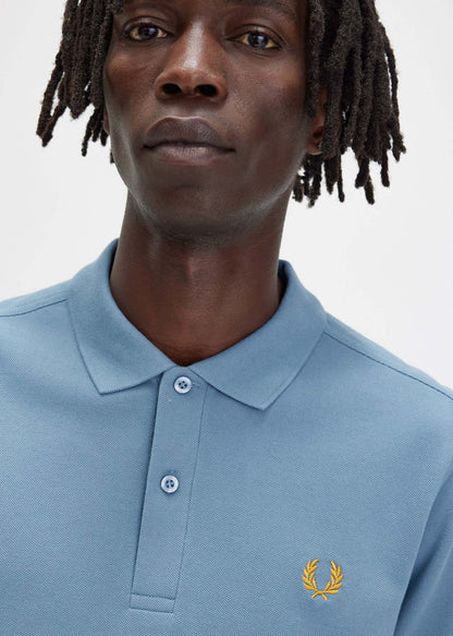 Fred Perry Polo's  Plain fred perry shirt - ash blue 