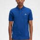Plain fred perry shirt - shaded cobalt