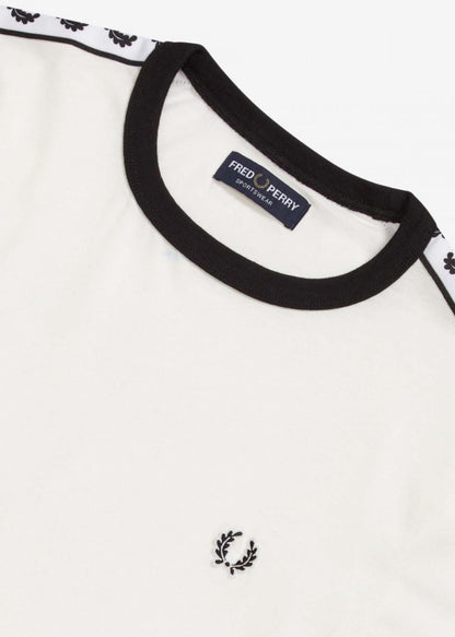 Fred Perry T-shirts  Taped ringer t-shirt - snow white 