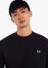 Fred Perry Truien  Crew neck sweatshirt - navy 