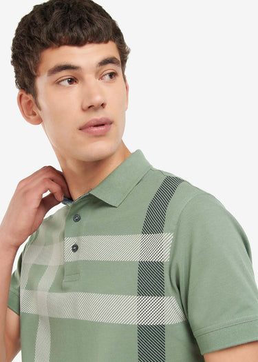 Barbour Polo's  Blaine polo - agave green 