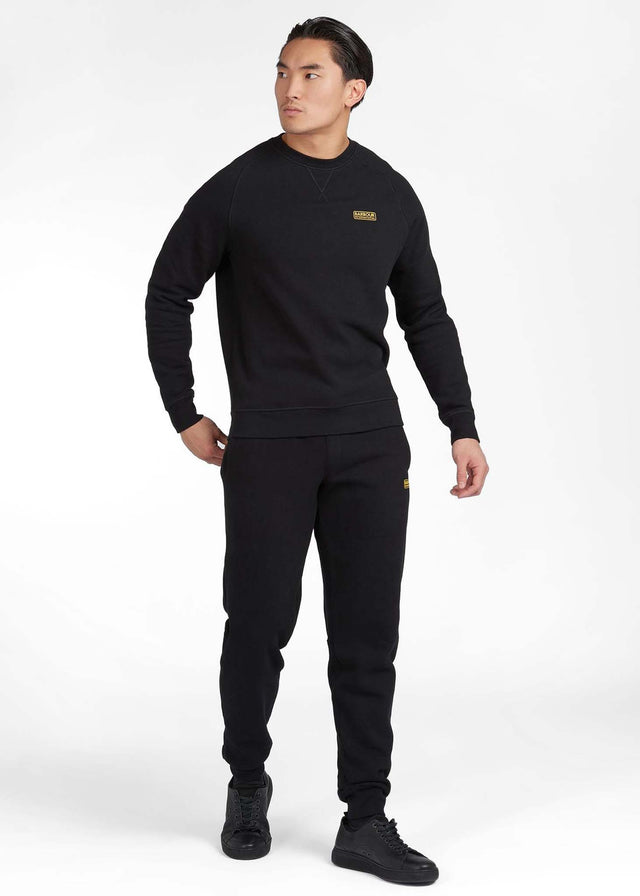 Barbour International Sweaters  Essential crew neck sweat - black 