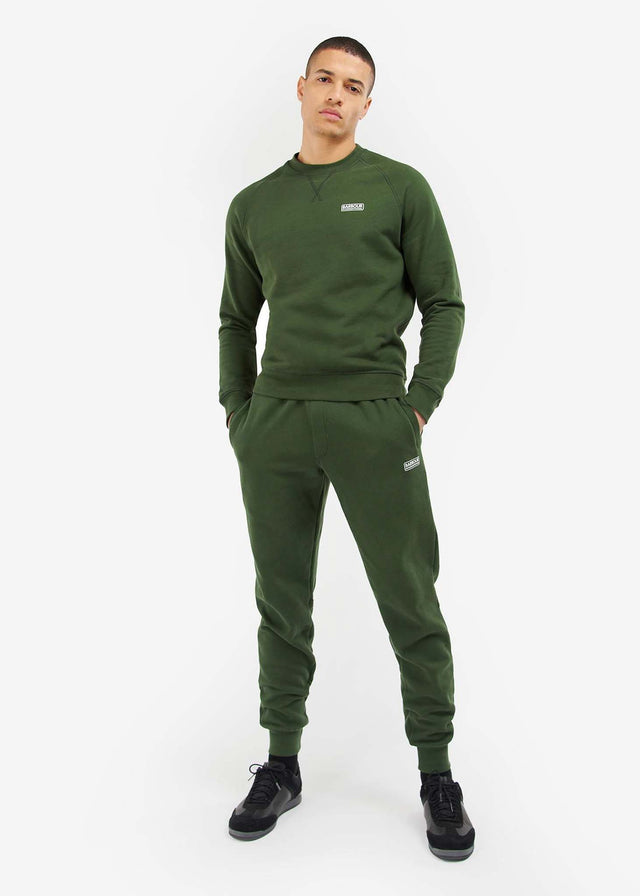 Barbour International Sweaters  Essential crew neck sweat - kombu green 