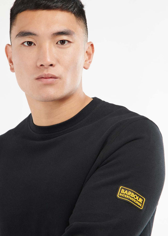 Barbour International Sweaters  Badge sweat - black 