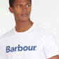 barbour logo t-shirt white