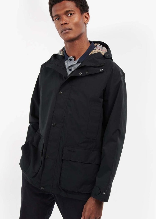 Barbour Jackets  Waterproof hooded bedale - black dress 