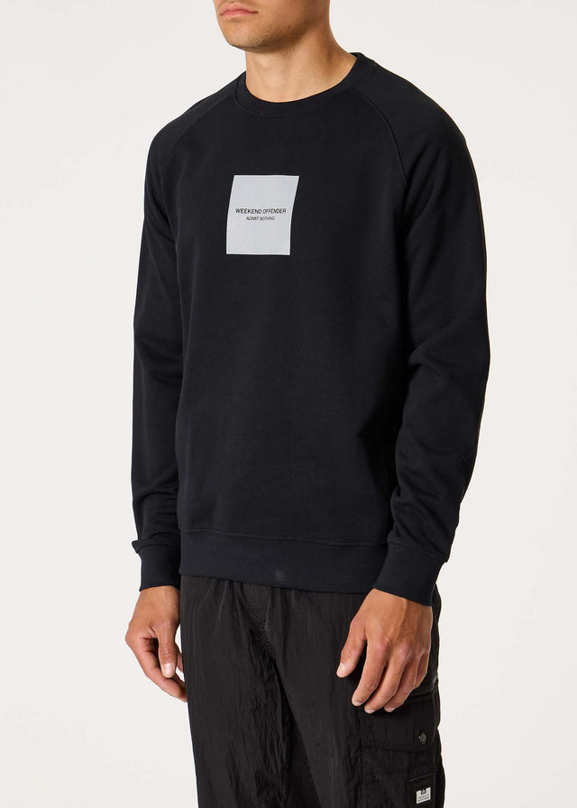 Weekend Offender Sweaters  WOAN reflective sweat - black 