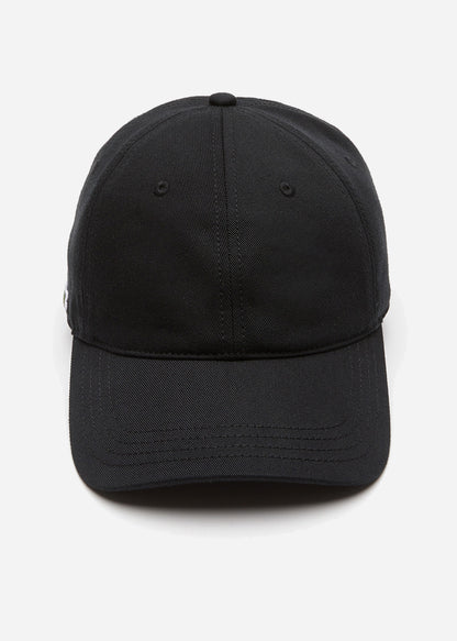 Lacoste Petten  Cotton twill cap - black 