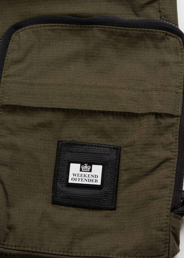 Weekend Offender Shorts  Grace bay - dark army 