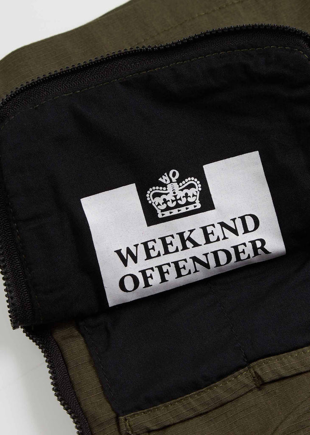 Weekend Offender Shorts  Grace bay - dark army 
