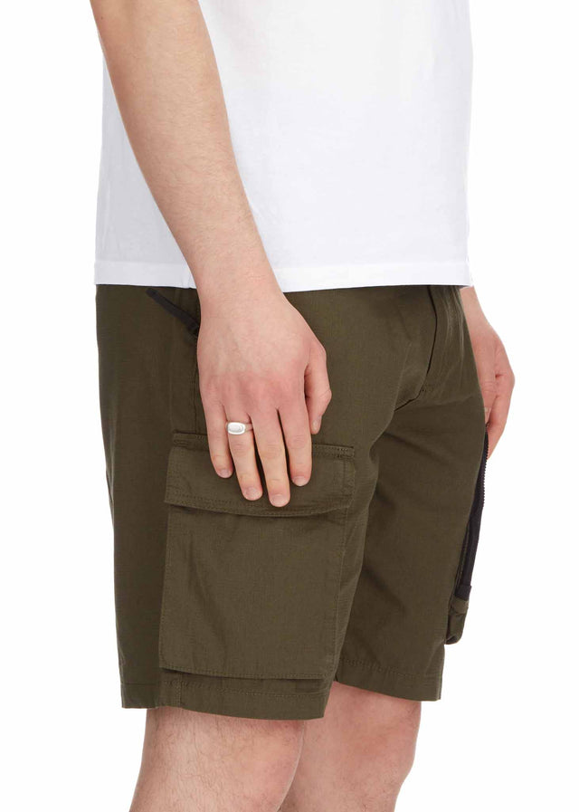 Weekend Offender Shorts  Grace bay - dark army 
