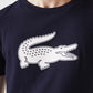 Lacoste T-shirts  Printed t-shirt - navy blue white 