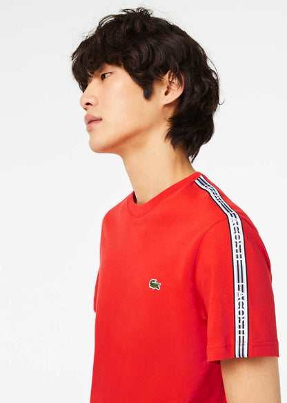 Lacoste T-shirts  Contrast stripe t-shirt - corrida 