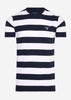 Barbour T-shirts  Beach stripe tee - navy 