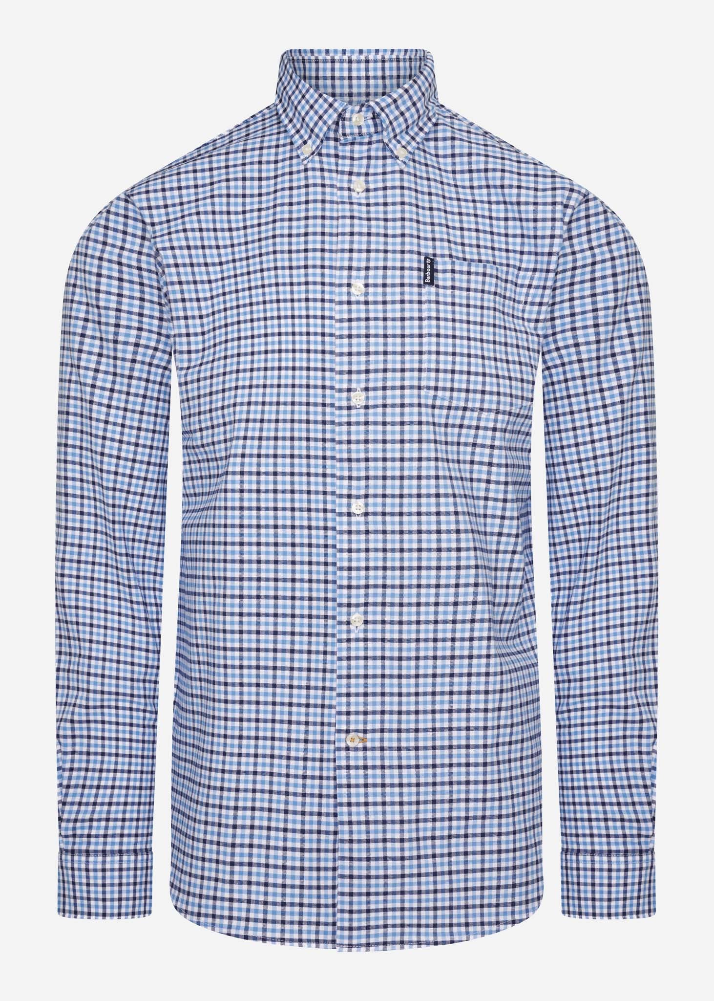 Barbour Overhemden  Gingham 11 -blue 