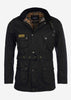 Barbour International Jassen  Slim international wax jacket - black 