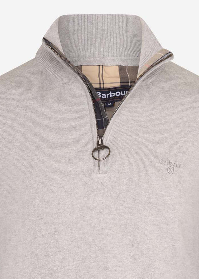 Barbour Sweaters  Tain half zip - grey marl 