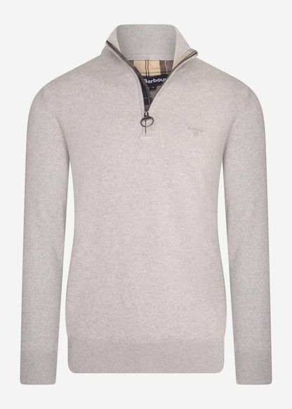 Barbour Truien  Tain half zip - grey marl 