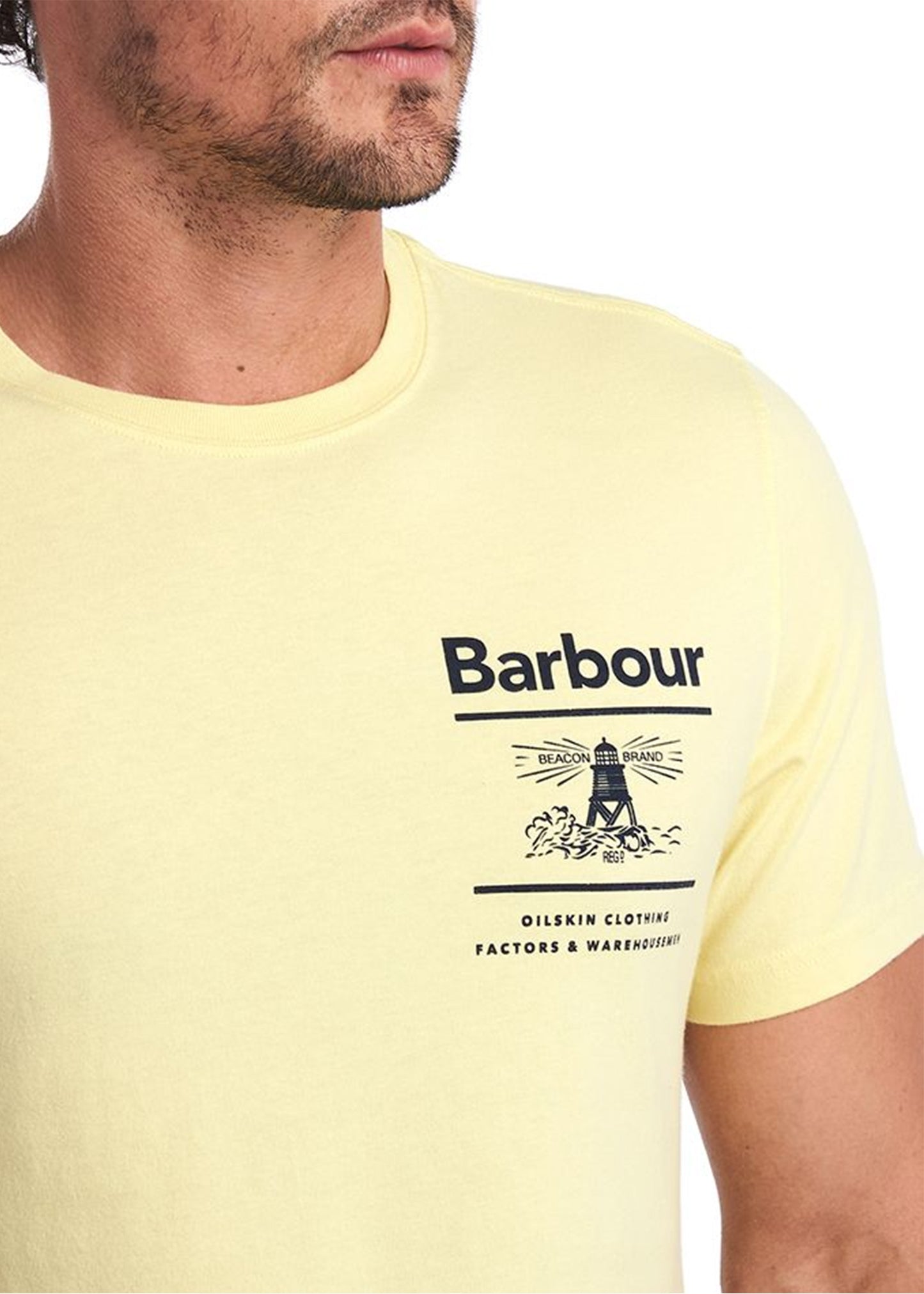 barbour t-shirt lemon