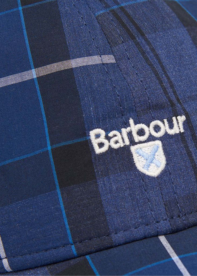 Barbour Caps  Tartan sports cap - ink tartan 