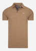 Barbour Polo's  Tartan pique polo - sandstone 