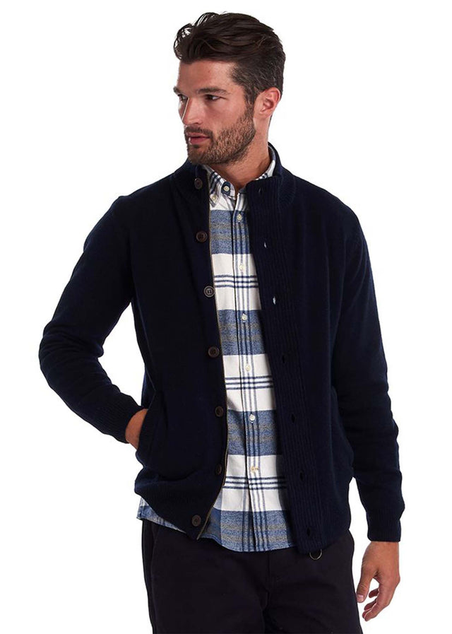 Barbour Cardigans  Patch zip thru - navy 
