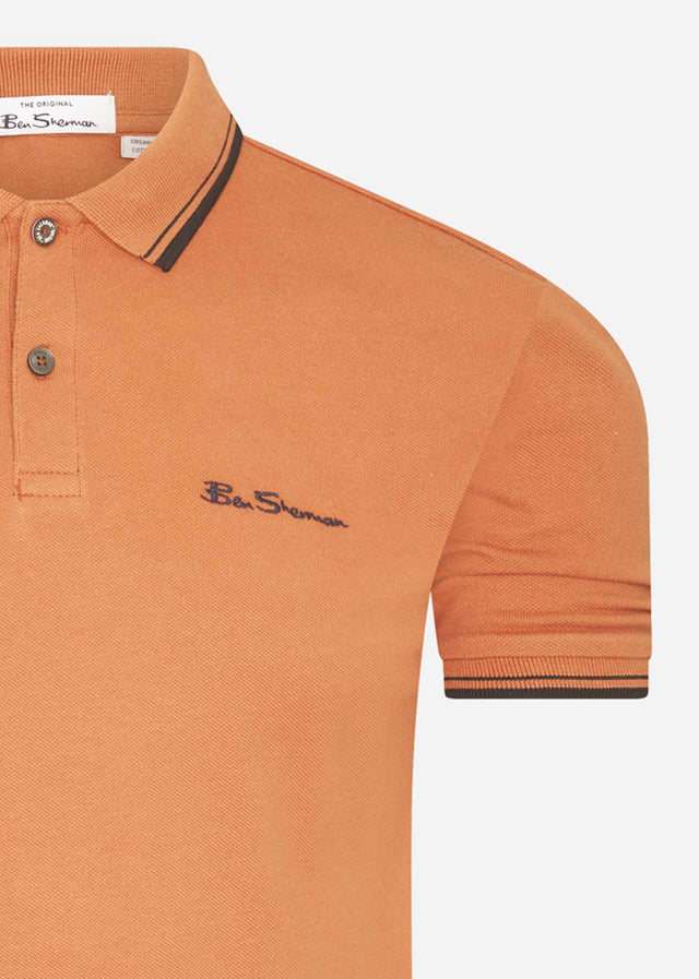 Ben Sherman Polos  Signature polo - terracotta 